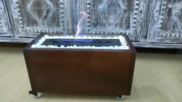 Queimador Para Lareira Ecológica 80cm Chapa 3mm - Imagem 4