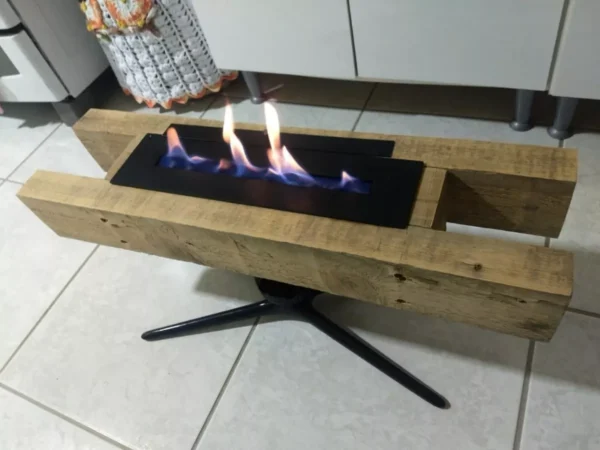 Queimador Para Lareira Ecológica 80cm Chapa 3mm - Imagem 9