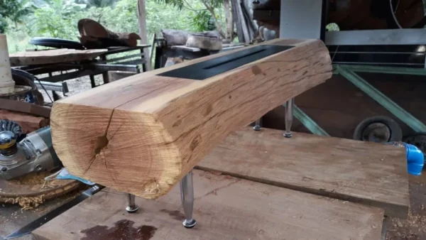 Queimador Para Lareira Ecológica 80cm Chapa 3mm - Imagem 8