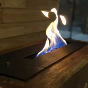 Queimador Ecológico 90cm Automático Com Controle Remoto