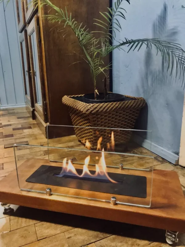 Queimador Para Lareira Ecológica - 40cm C' Manta Cerâmica - Imagem 8