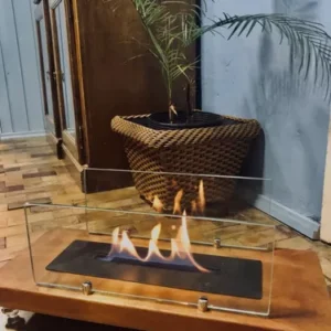 Queimador Para Lareira Ecológica - 40cm C' Manta Cerâmica