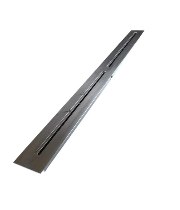 Queimador Ecológico 120cm Luxo / Tampa Embutida Deslizante